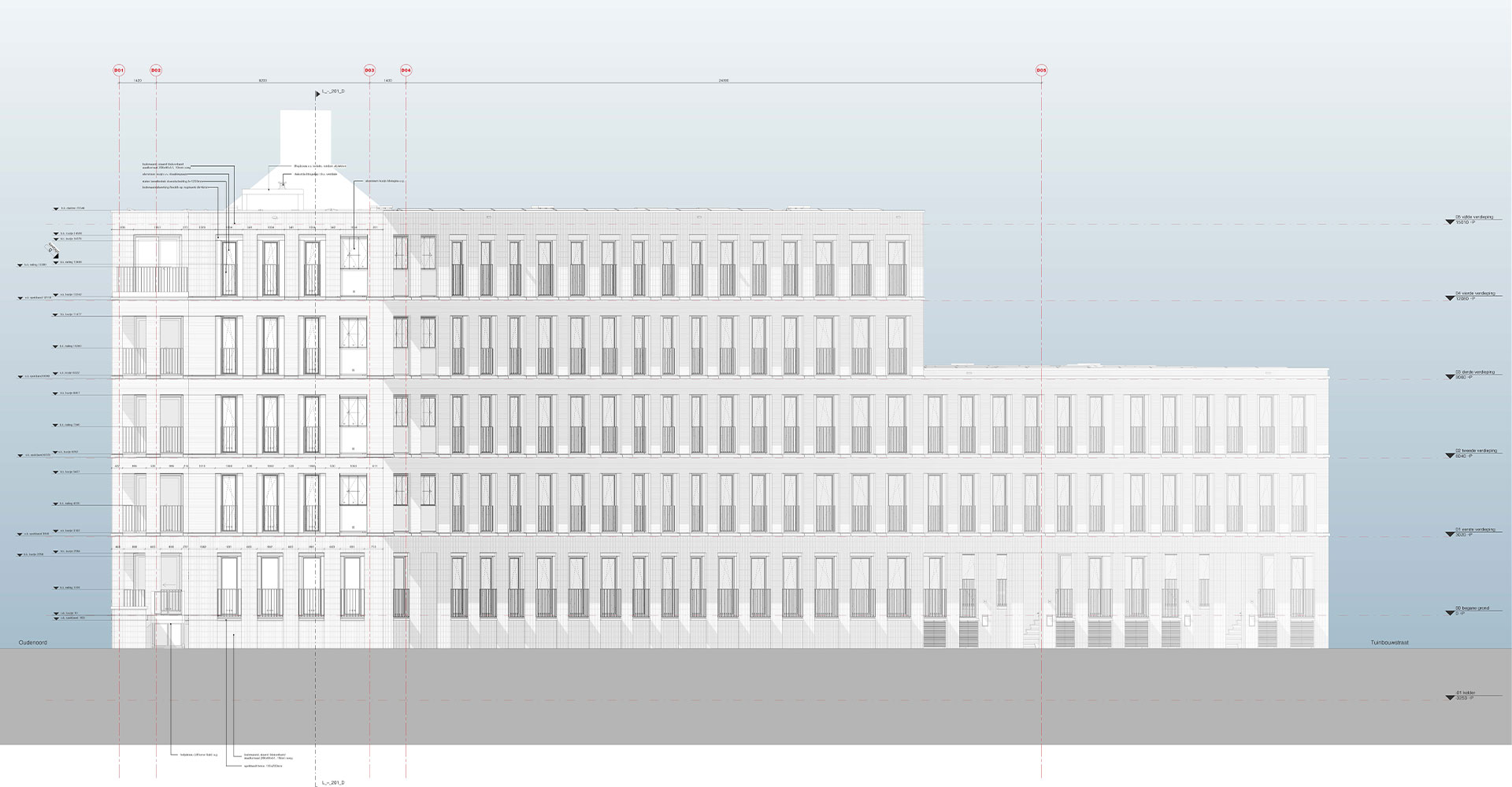 Oudenoord Utrecht zijgevel Warmoesstraat